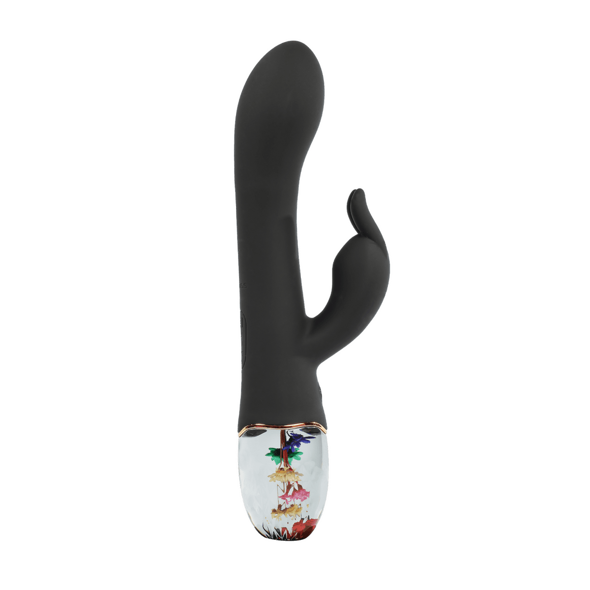 Flora - Garden Rabbit Vibrator | Black 22.8 cm