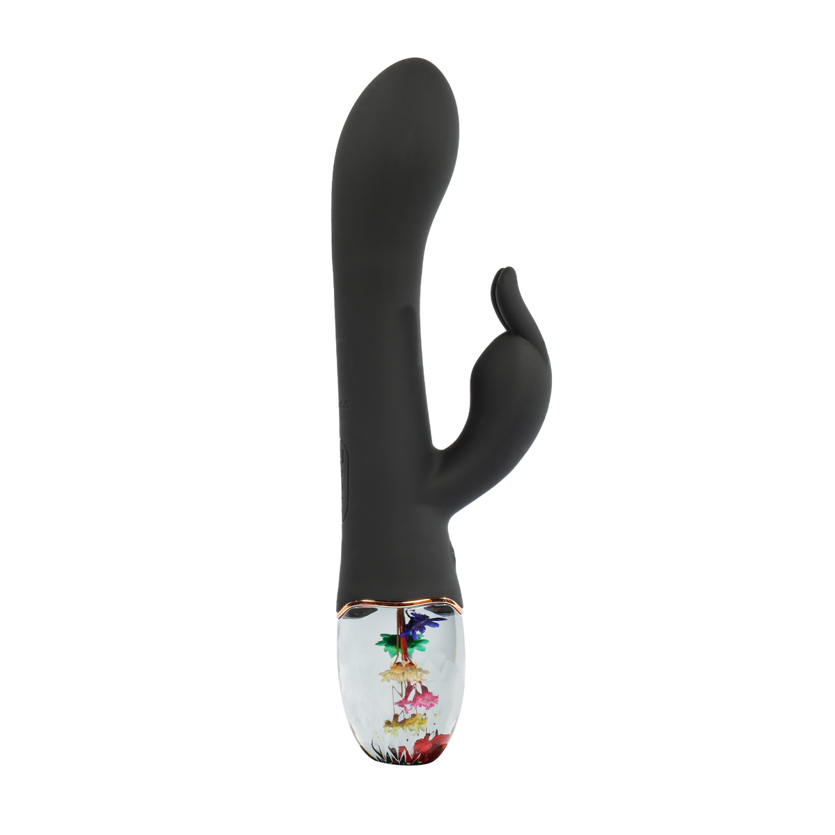 Flora - Garden Rabbit Vibrator | Black 22.8 cm