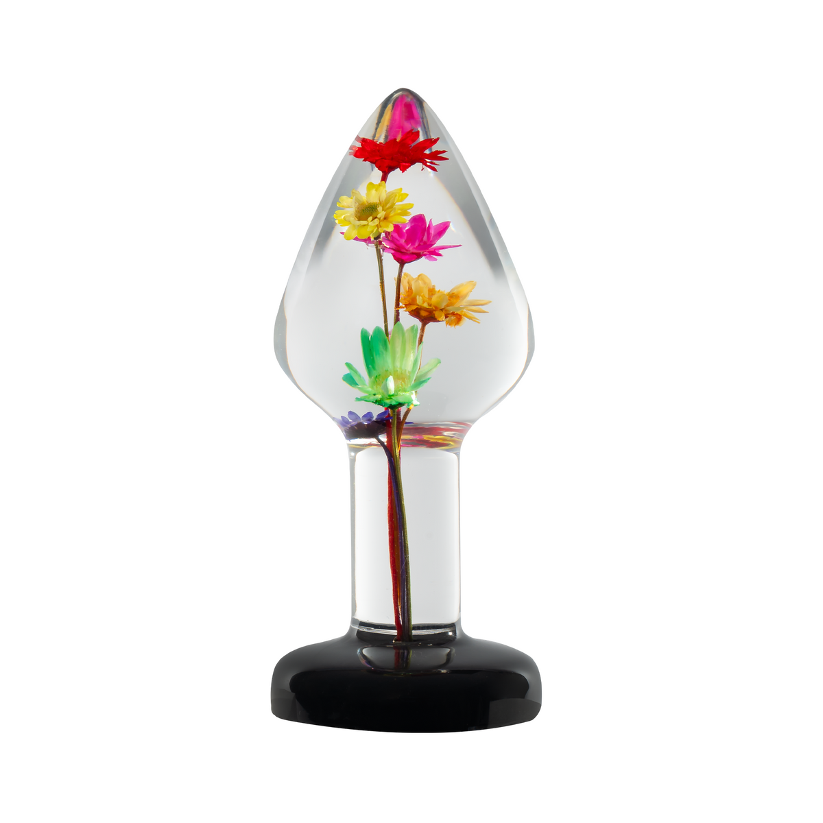 Helichrysum Garden Flower Butt Plug | Clear 3,9 cm