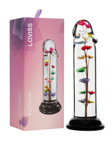 Helichrysum Garden Flower Dildo | Clear 18 cm