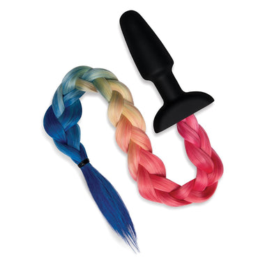(While stocks last) WhipSmart buttplug with rainbow tail
