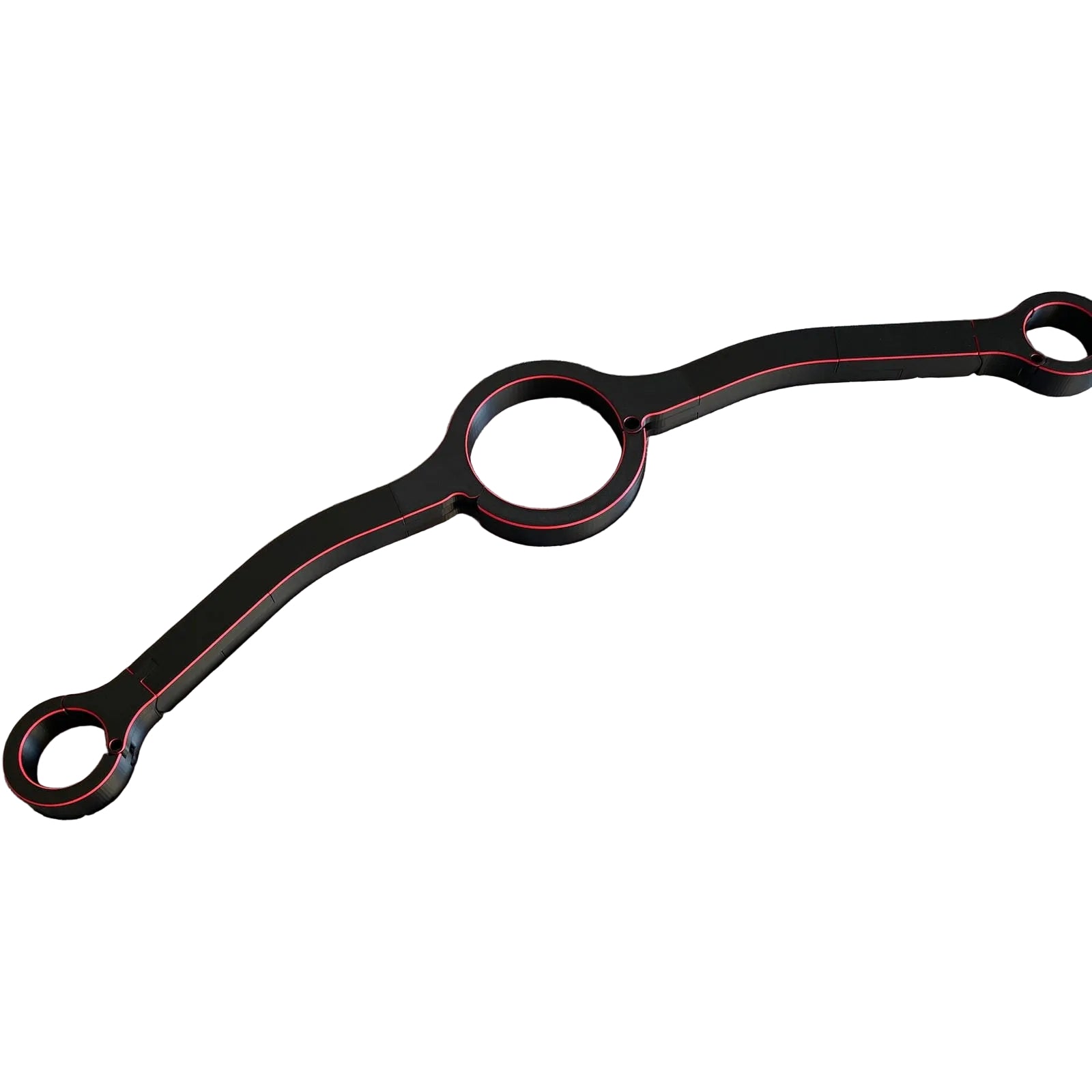 Een BDSM schandpaal voor de nek en polsen - The Secretary stijl