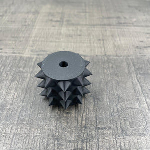 Een los rollertje voor een BDSM pinwheel in het zwart