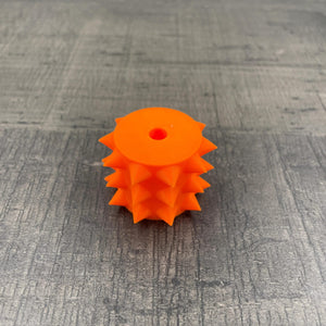 Een los rollertje voor een BDSM pinwheel in oranje