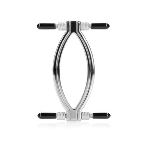 Front view of a BDSM pussy clamp