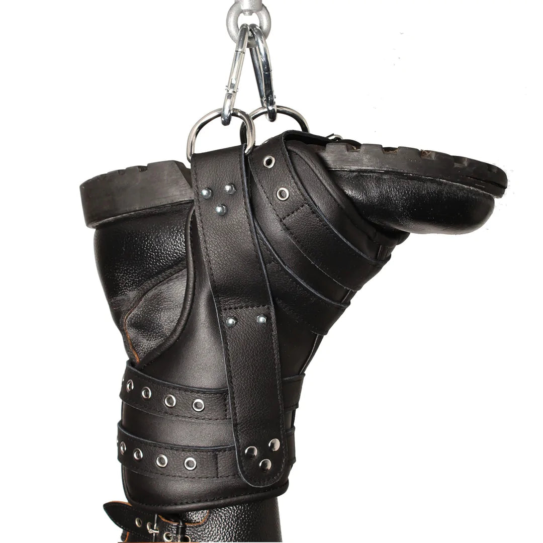 Leather foot suspension set